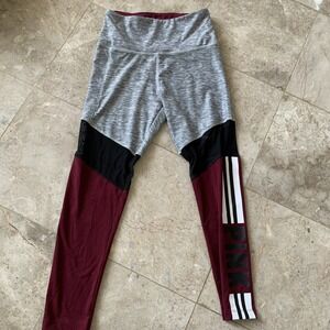 Victoria's Secret PINK ULTIMATE High Waist Leggings S Mesh Panel, Pockets EUC